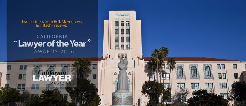 California Lawyer of the Year Award 2016